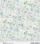 P & B Textiles - Daniella - Scattered Buds, Blue