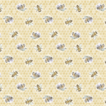 Lumin Fabrics - Sweet Honey Bee - Bees, Yellow