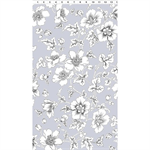 Clothworks - Lilliana - Large Floral, Gray