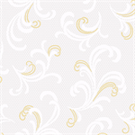 Andover - Downton Abby - Celebration - Cream & Gold Flourish, Taupe