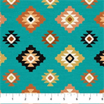 Northcott - Southwest Vista - Blanket Patch, Turquoise