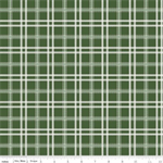 Riley Blake - Mistletoe & Holly - Plaid, Forest