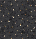 Wilmington Prints - Sundance Meadow - Tossed Bees, Black