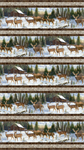 Northcott - Pine Valley - Deer Stripe, Multi