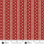 Andover Fabrics - Jingle Bell - Fairy Lights, Cranberry