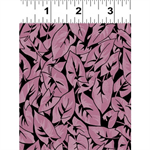 Clothworks - French Connections - Leaves, Light Raspberry