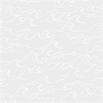 P & B Textiles - Ramblings By The Sea - Ocean Waves, White on White