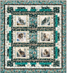 Quilting Treasures Pattern - Pack Pride Quilt - Featuring Running With The Pack