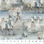 Northcott - Running Free - Horses, Blue