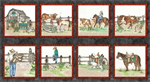 Blank Quilting - Home on the Range - 24^ Ranch Scenes Panel, Multi