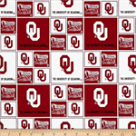 Sykel - College Prints - University of Oklahoma, Red & White