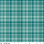 Riley Blake - Arrival of Winter - Plaid, Teal