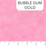 Northcott - Shimmer Radiance - Gold Metallic, Bubblegum