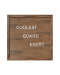 Letterboard - Wood Letterboard, 14^