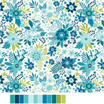 Benartex Traditions - Among the Wildflowers II - Wildflowers, Lake