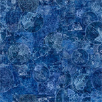 Quilting Treasures - Nauticus - Map Tonal, Navy