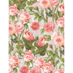 Wilmington Prints - Flower Market - Climbing Roses, Pink