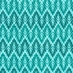 Robert Kaufman - Quilter's Linen - Garden Walk - Leaf Design, Sea Mist