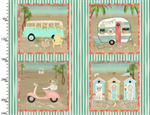 3 Wishes - Beach Travel - 36^ Beach Panel, Multi