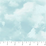 Northcott - Highland Home - Clouds, Light Blue