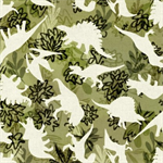3 Wishes - Dinosaur Trails - Specimen Silhouettes, Green