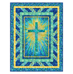 Northcott - Digital Quilt Top - Rays of Glory - 50 x 66^
