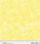 P & B Textiles - Sunflower Field - Delicate Shadow Print, Yellow
