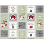 Wilmington Prints - Hot Cocoa Bar - 24^ Hot Pad Panel, Multi