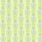 Quilting Treasures - Lydia - Floral Vine, Light Celadon