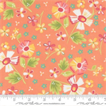 Moda - In The Garden - Garden Flowers, Peach
