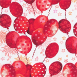 Robert Kaufman - Happy Day - Red Balloons, Sugar