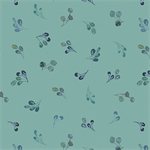 Benartex Artistry - Enchanted Florals - Sprigs, Jade