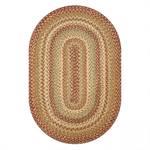 Braided Rug - Harvest, 20^ X 30^ (Oval)
