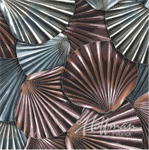 Hoffman California - Coastal Drift - Clamshells, Seashell/Silver