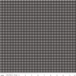 Riley Blake - Basic - 1/8^ Small Gingham, Black