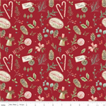 Riley Blake - Holiday Spirit - Christmas Toss, Red