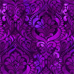 Studio E - 108^ Fiorenza (Digital) - Damask, Eggplant