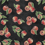 Blank Quilting - Rake & Bake - Apples, Black