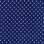 Timeless Treasures - DOT, White on Indigo