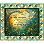 Quilting Treasures - Digital Quilt Top - Light of The World - 46½” x 54½”