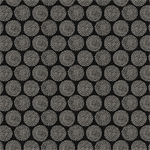 Northcott - Modern Elements - Big Circles, Black