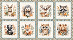 Blank Quilting - Wild and Free - 24^ (9.5^ x 10.2^) Blocks Panel, Multi
