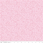 Riley Blake - Hydrangeas in the Garden - Scrolls, Pink Pearl