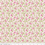 Riley Blake - Hydrangeas in the Garden - Tossed Floral, Pink