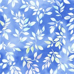 Quilting Treasures - Mimosa - Leaf, Blue