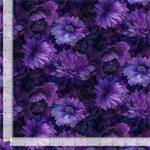 Timeless Treasures -  Dragonfly Mist - Large Floral, Violet