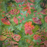 Hoffman California - Bali Handpaints - Fall Leaves, Grass