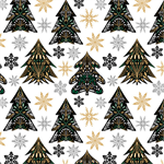 3 Wishes - Christmas Shine - Christmas Tree, White/Silver Glitter