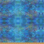 Hoffman California - Bloom! - Kaleidoscope, Turquoise