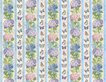 Wilmington Prints - Hydrangea Mist - Repeating Stripe, Multi